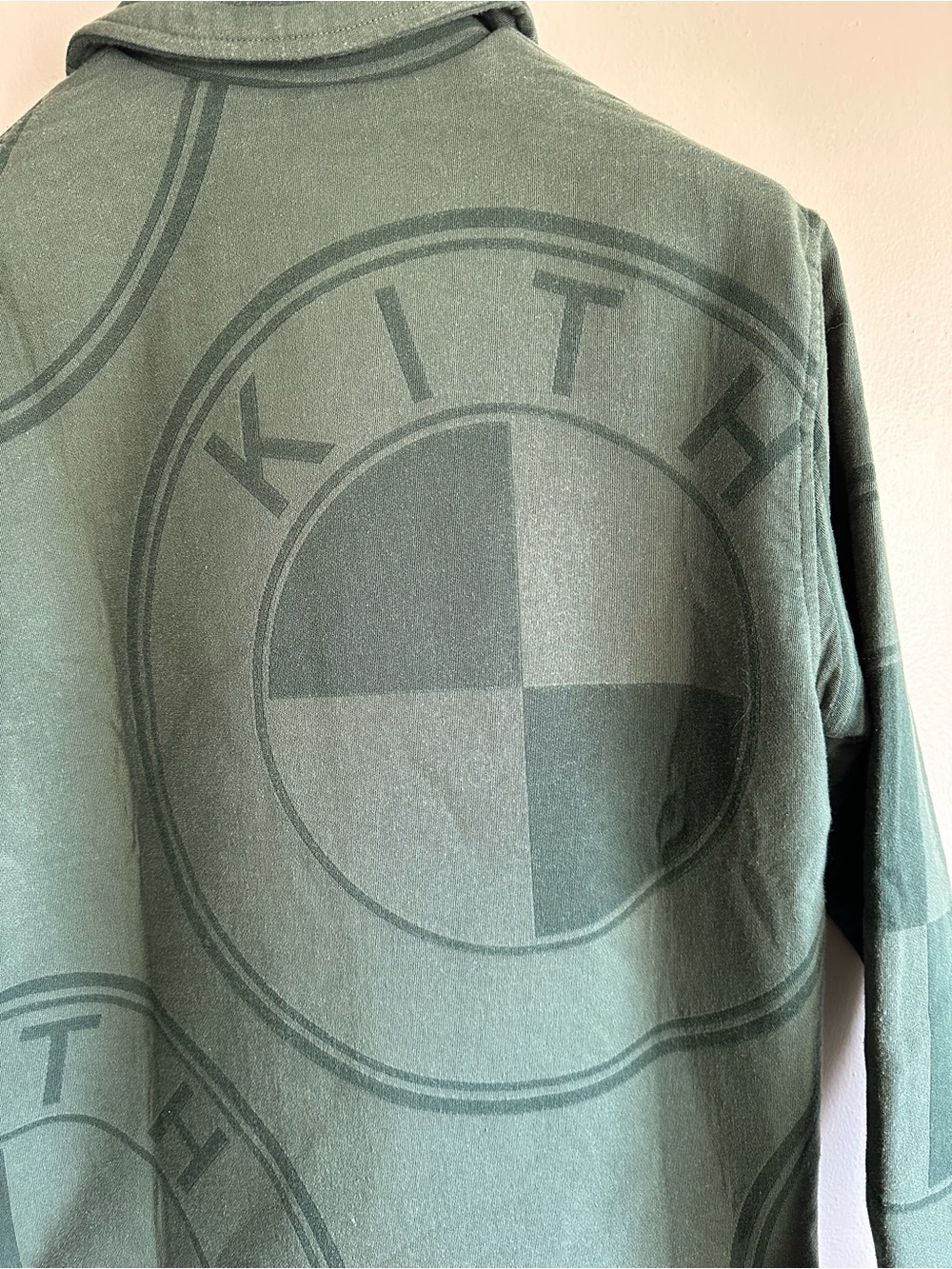 Kith x BMW Green Patterned Logo Jacket ULTRA RARE - Picture 8 of 8